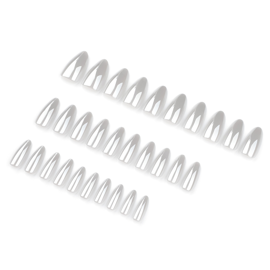 Set of silver nails